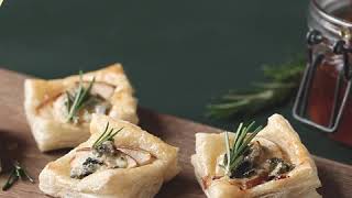 Saint Agur Puff Pastry Canapés [upl. by Adnoloy]