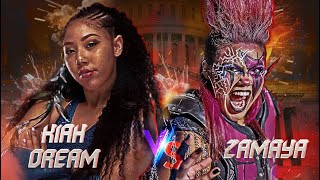 Kiah Dream Vs Zamaya Future Stars Of Wrestling [upl. by Tayyebeb309]