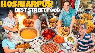 Punjab Tour Ep  18  Hoshiarpur Evening Street Food  Punjab Street Food  Punjab Famous Food [upl. by Erdne269]