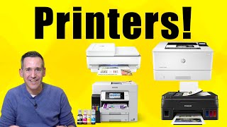 Printer Buying Guide Ink vs Laser  Tank vs Subscription and More [upl. by Mines]