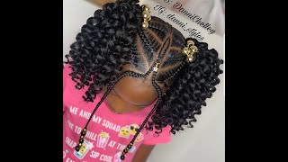 MOST BEAUTIFUL KIDS CORNROWS HAIRSTYLES FEED IN TRENDING BRAIDS MUST SEE [upl. by Evonne595]