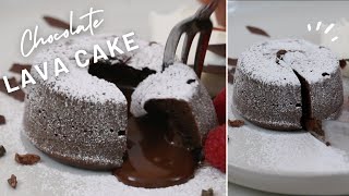 AMAZING Chocolate Lava Cake with Lots of Melty Ganache inside [upl. by Tiphany]