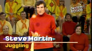 Steve Martin  Juggling  The Smothers Brothers Comedy Hour [upl. by Maltz622]