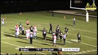 Football Goose Creek vs Stratford [upl. by Alyaj843]