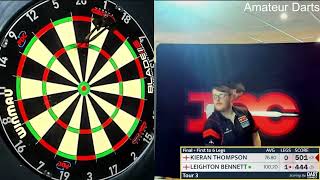 Kieran Thompson vs Leighton Bennett Final JDC Advanced Tour 3 2023 [upl. by Nereil898]