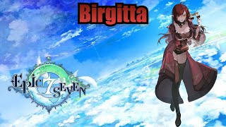 Birgitta Skills amp Voice Lines  Epic Seven [upl. by Asusej]