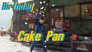 Birthday Collect a Cake Pan while wearing the Birthday Suit  Fallout 76 Challenge [upl. by Warenne374]