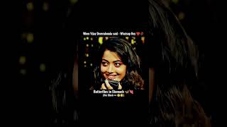 love tamil comedy funny rashmikavijaylove couplegoals virosh rashmika vijaydevarakonda [upl. by Grote]