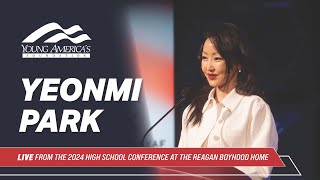 Yeonmi Park LIVE at the High School Conference at the Reagan Boyhood Home [upl. by Adele]