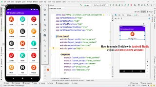 How to create GridView in Android Studio Using a Java Programming Language [upl. by Moorefield]