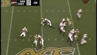 Georgia Tech stops Maryland on 4th and goal [upl. by Charie98]