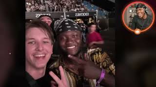 KSI At The Travis Scott Concert [upl. by Bondon]