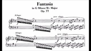 Beethoven  Fantasia in G minor Op 77 Rudolf Serkin [upl. by Lahpos]