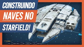 🚀 Como CONSTRUIR naves no Starfield dicas sobre pintura encaixes fabricantes e tripulação [upl. by Aisnetroh]