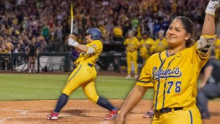 Jocelyn Alo Shatters Bat During 2024 Savannah Bananas Debut [upl. by Fiorenze866]