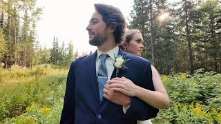 Aaron  Laura Rodenberg  Wilderness Wedding Barn  Bigfork Minnesota [upl. by Oler]