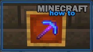 Pickaxe Enchanting Guide  Easy Minecraft Enchanting Guide [upl. by Ahsias]