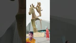 Horse riding big sand sculpture crashed 🤯3D Special Effects 3D Animation shorts vfxhd [upl. by Tronna219]