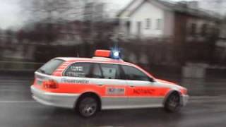 RTW 7335 DRK Blieskastel  NEF 5121 Feuerwehr Neunkirchen [upl. by Anahtor]