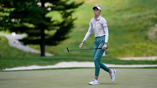 Favourite Nelly Korda 10 over after US Open first round [upl. by Ofilia]