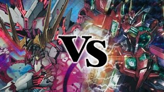 Cardfight Vanguard Link Joker  Imaginary Plane Dragon  vs Nova Grappler  Mega Flare [upl. by Ahsinrad]