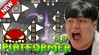 DORAMI vs THE TOWER XXII 100🔥 HARDEST PLATFORMER EXTREME DEMON  Geometry Dash 22 [upl. by Perpetua]