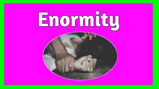 Enormity meaning in hindi  enormity antonyms  dailyvocab thehindu KNOWTHEWORD [upl. by Mharba]