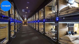 Exploring Tokyos Top Rated Capsule Hotel with Too Many Free Offers  Anshin Oyado Shinjuku [upl. by Gefen]