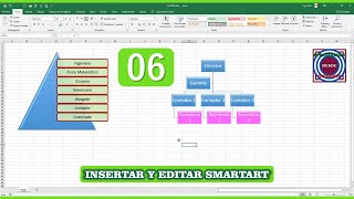 Insertar y Editar SmartArt en Excel 2019 [upl. by Amik]