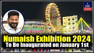 Numaish Exhibition Set to Kick Off in Hyderabad on 1st January 2024  IND Today [upl. by Anilosi]