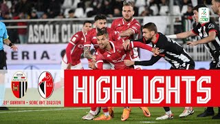 AscoliBari 22  Serie BKT Highlights 202324 [upl. by Nommad]