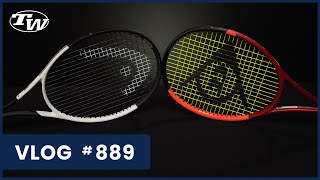 Closer look at the Dunlop CX Tennis Racquets Plus Head Speed 2024 Racquets in stock VLOG 889 [upl. by Hahsi442]