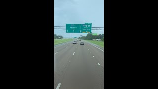 Gulfport Mississippi to Biloxi Mississippi  Interstate 10 [upl. by Peedus]