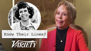 Does Carol Burnett Know Lines From Her Biggest Films and TV Shows [upl. by Aerua]