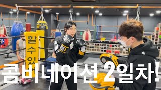 복싱 콤비네이션 2일차  feat 체육관 1호 유튜버 [upl. by Obau899]