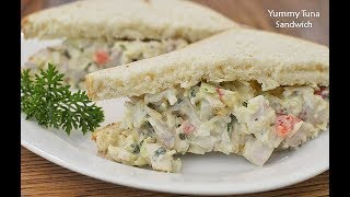 Tuna Sandwich  Tuna Sandwich Recipe Canned Tuna [upl. by Sibell]