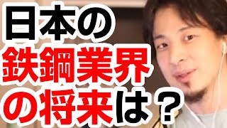 【ひろゆき】日本の鉄鋼業・鉄鋼業界の将来・未来は。 [upl. by Leiuqese]