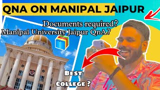 Detailed QnA on Manipal University Jaipur Hostel Booked [upl. by Ecnarual]