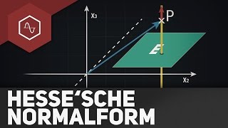 Abstand Punkt  Ebene über HNF Hessesche Normalform [upl. by Acinomaj]