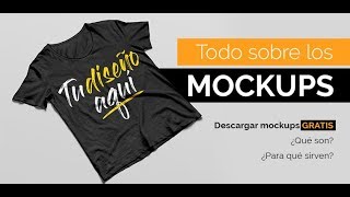 Mockups gratis ¿Qué son los mockups dónde los puedes descargar GRATIS y cómo usarlos [upl. by Ojoj]