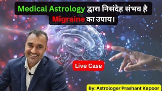 Migraine can be surely treated through medical astrology  Prashant Kapoor [upl. by Elyrehc644]