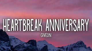 Giveon  Heartbreak Anniversary Lyrics [upl. by Honeywell540]