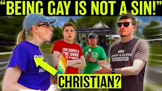 Street Preaching at RELIGIOUS Gay Pride Festival  Ep 6 [upl. by Didi]