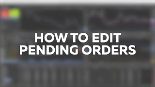 Tutorial How to edit pending orders on the platform [upl. by Garfield]