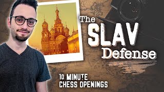 Learn the Slav Defense  10Minute Chess Openings [upl. by Wyn]