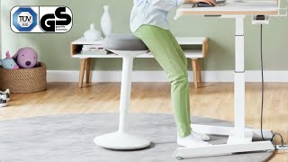 Taburete Active con asiento Comfort Leitz Ergo Vídeo del producto ES [upl. by Gardal344]