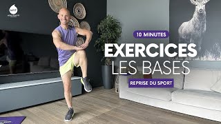 10min EXERCICES FITNESS DÉBUTANT 💪 SANS SAUT  Facile amp Rapide  Alexandre Mallier  Move Your Fit [upl. by Erehs]