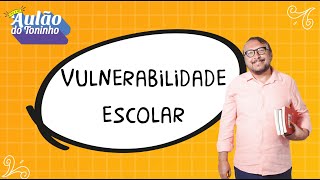 Aula 6  Vulnerabilidade escolar l Aulão do Toninho Concurso PEI amp ATE [upl. by Aztilem216]