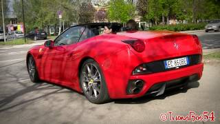 Ferrari California  Sounds Startup amp Details [upl. by Gschu]