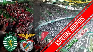 ESPECIAL ADEPTOS Todo o apoio durante 4 horas no Sporting x Benfica [upl. by Annaeirb87]